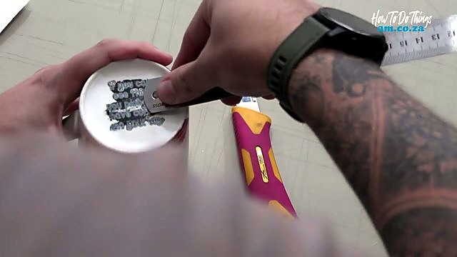 Scrape paper reveal ceramic marked text (SKU ask)
