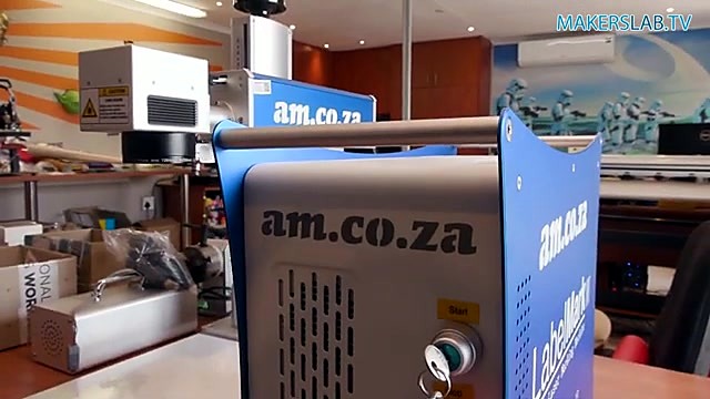 CLEAR am.co.za LabelMark blue/grey panel (SKU ask)
