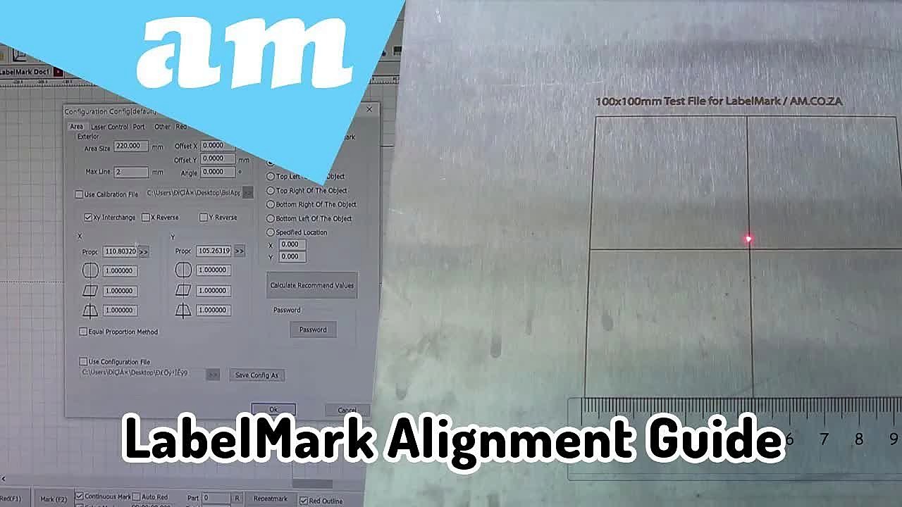 LabelMark fiber alignment guide thumb (SKU ask)