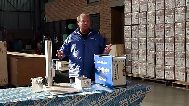 LabelMark galvo + rotary with presenter (SKU ask)
