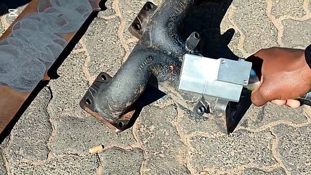 Outdoor handheld gun on manifold with umbilical (SKU ask)