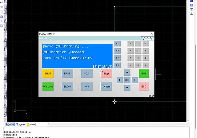 BCS100 servo calibration succeed + save (SKU ask)