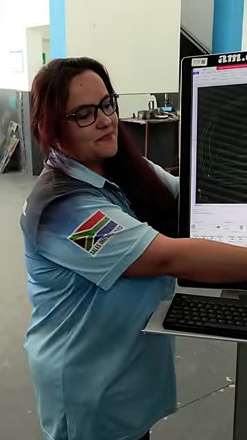 am.co.za branded control terminal + staff (SKU ask)