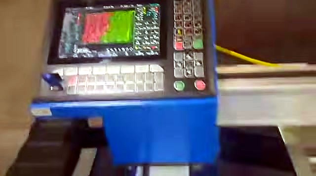 Side CNC console red rectangular toolpath (SKU ask)