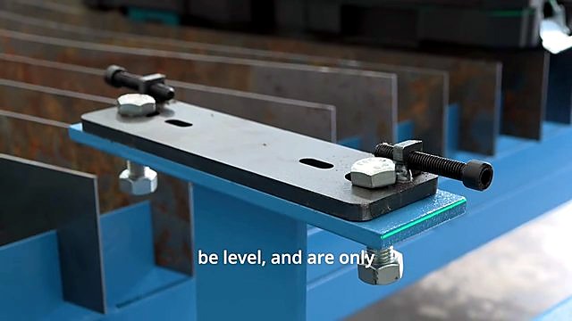 Blue rail bracket with adjust bolts (SKU ask)