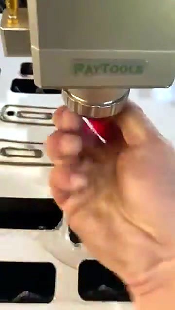 CLEAR RAYTOOLS head + red nozzle service over sheet (SKU ask)