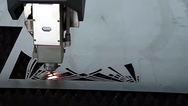 Fiber head spark-cutting geometric star lattice grill (SKU ask)