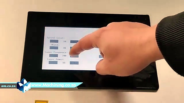 HMI Laser Power/Frequency adjust (SKU ask)