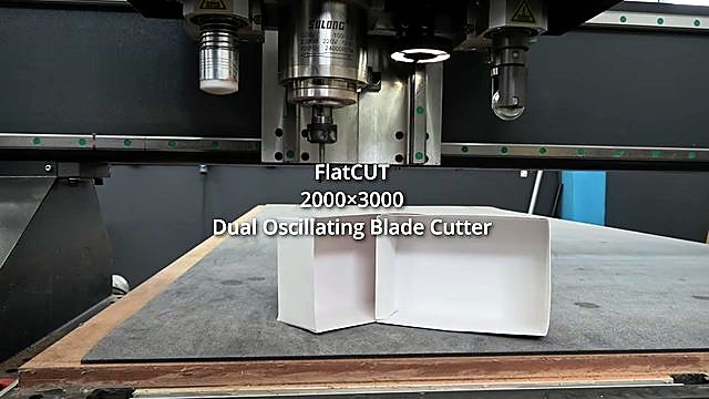 Finished white box + FlatCUT 2000x3000 Dual Oscillating overlay (SKU ask)