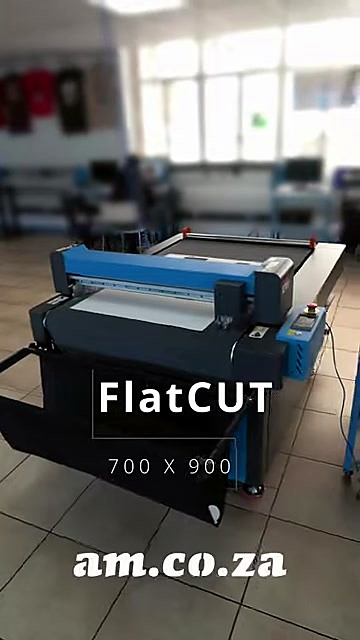 3/4 view FlatCUT 700×900 conveyor + gantry (SKU ask)
