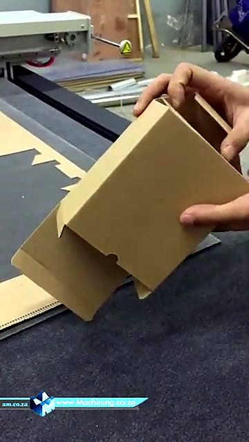 Folding cardboard sides into box (SKU ask)