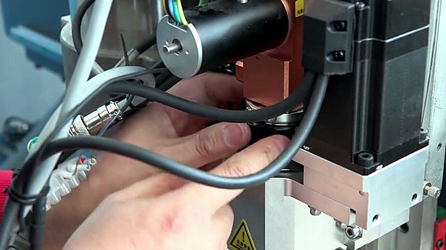 Securing holder beside carriage stepper motor (SKU ask)