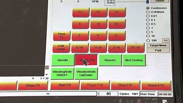 CLEAR VibratingKnife ON/OFF UI buttons densify (SKU ask)