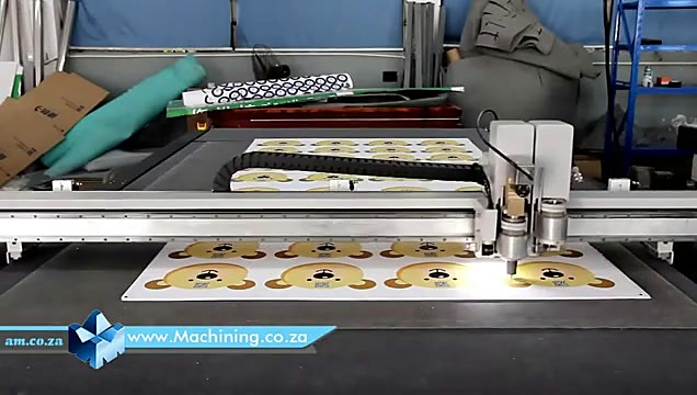 Printed teddy foam sheet on FlatCUT bed start (SKU ask)