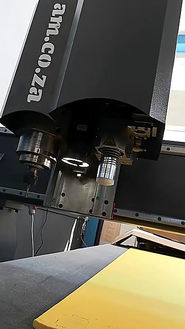 am.co.za dual spindle+osc head over yellow foam (SKU ask)