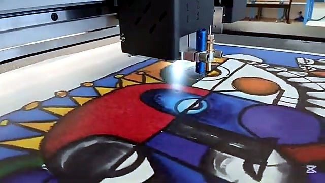 Blue knife + brass crease tools under LED (SKU ask)