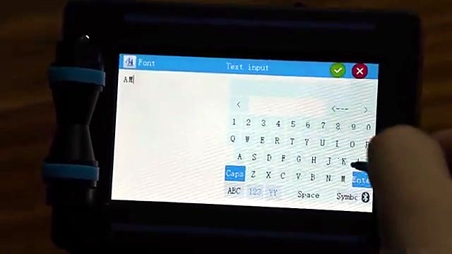 LCD Text Input QWERTY with AM typed (SKU ask)