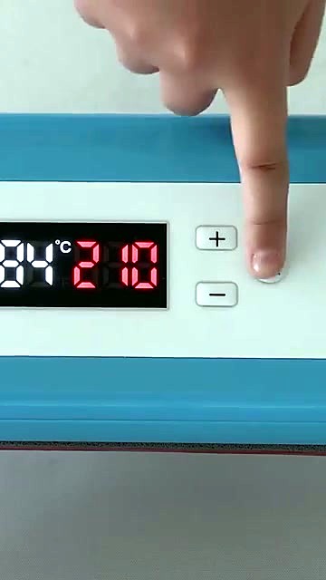 Panel close — temp/timer LEDs during set (SKU ask)