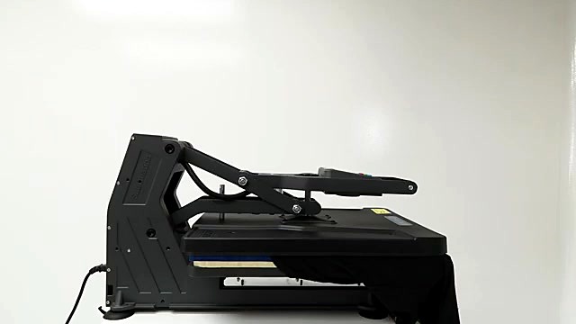 Clamshell closed pressing black garment (SKU ask)