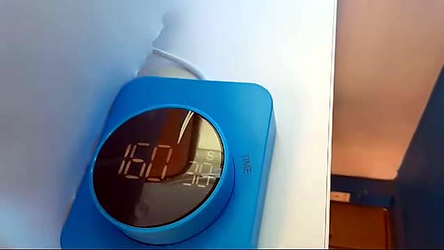 Separate blue TIME dial showing 160 / 30s (SKU ask)
