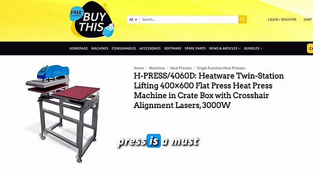BuyThis H-PRESS/4060D 3000W product card (SKU ask)