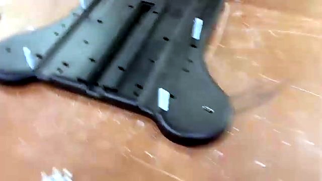 Contoured black base plate with locating pins (SKU ask)