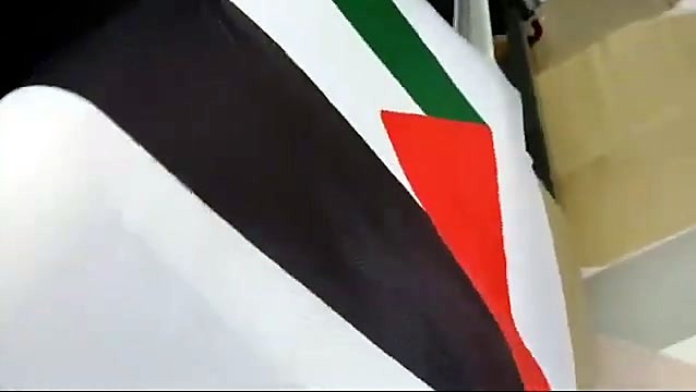 Palestine flag fabric close at exit (SKU ask)