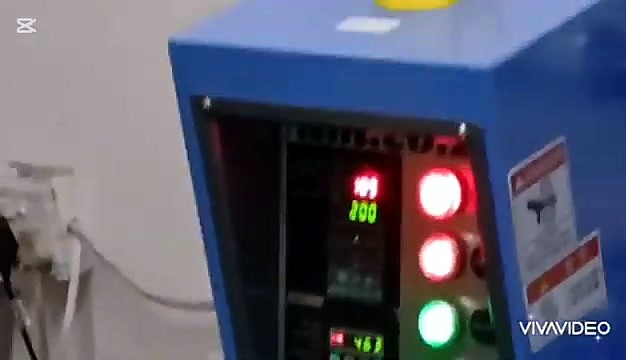 Digital temp panel ~200°C on blue housing (SKU ask)