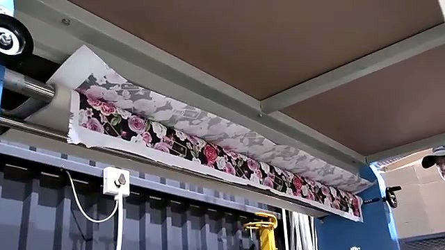 Floral fabric feed on entry table (SKU ask)