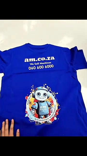 Finished blue shirt am.co.za We Sell Machines (SKU ask)