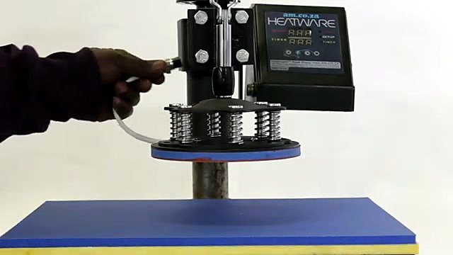 HEATWARE digital control box on pillar close-up (SKU ask)