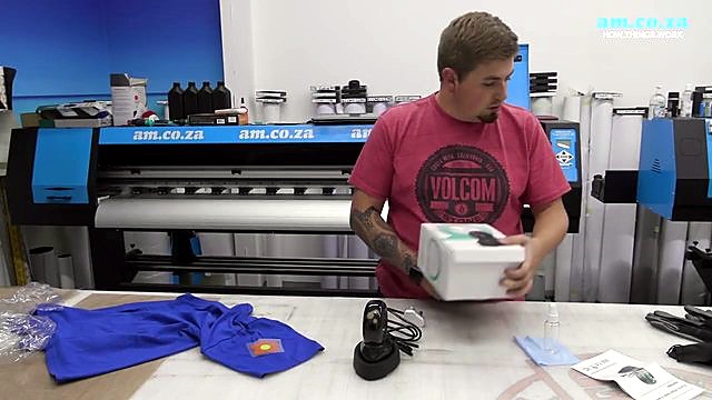 Mini on table with am.co.za LF printer backdrop (SKU ask)