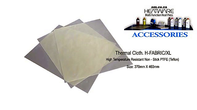 CLEAR Thermal Cloth H-FABRIC/XL PTFE 370x480 (SKU ask)