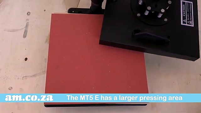 MT5 E larger pressing area + red silicone pad (SKU ask)