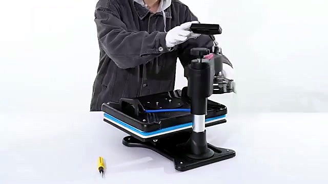 Upper heating platen onto swing arm springs (SKU ask)
