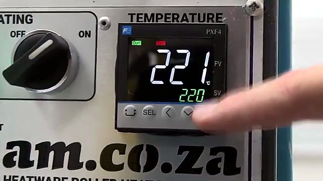 am.co.za HEATWARE ROLLER panel + Fuji PXF4 221/220 (SKU ask)