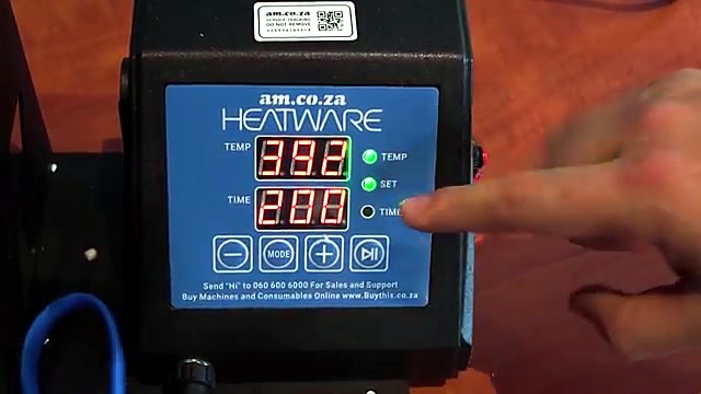 CLEAR HEATWARE am.co.za TEMP/TIME dual-LED panel (SKU ask)