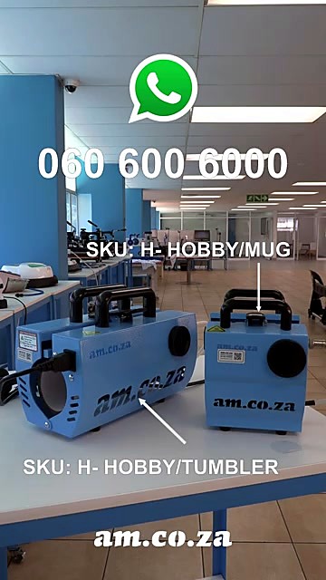 H-HOBBY/TUMBLER + H-HOBBY/MUG overlays + WhatsApp (SKU ask)