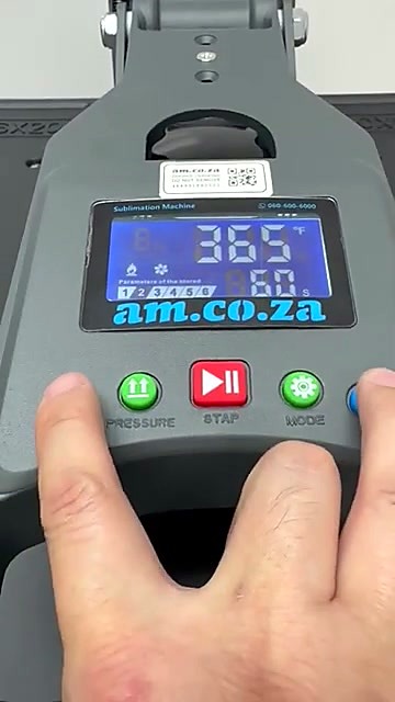 Panel ~365 readout while adjusting TIME (SKU ask)