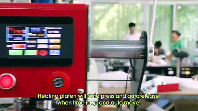 Heating platen over left station auto press (SKU ask)