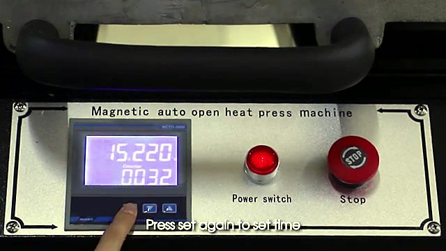 CLEAR Magnetic auto open heat press panel + e-stop (SKU ask)