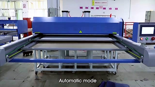 Blue dual-station PLC press Automatic mode (SKU ask)