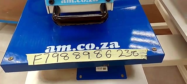 Blue top plate am.co.za + unit tape tag (SKU ask)