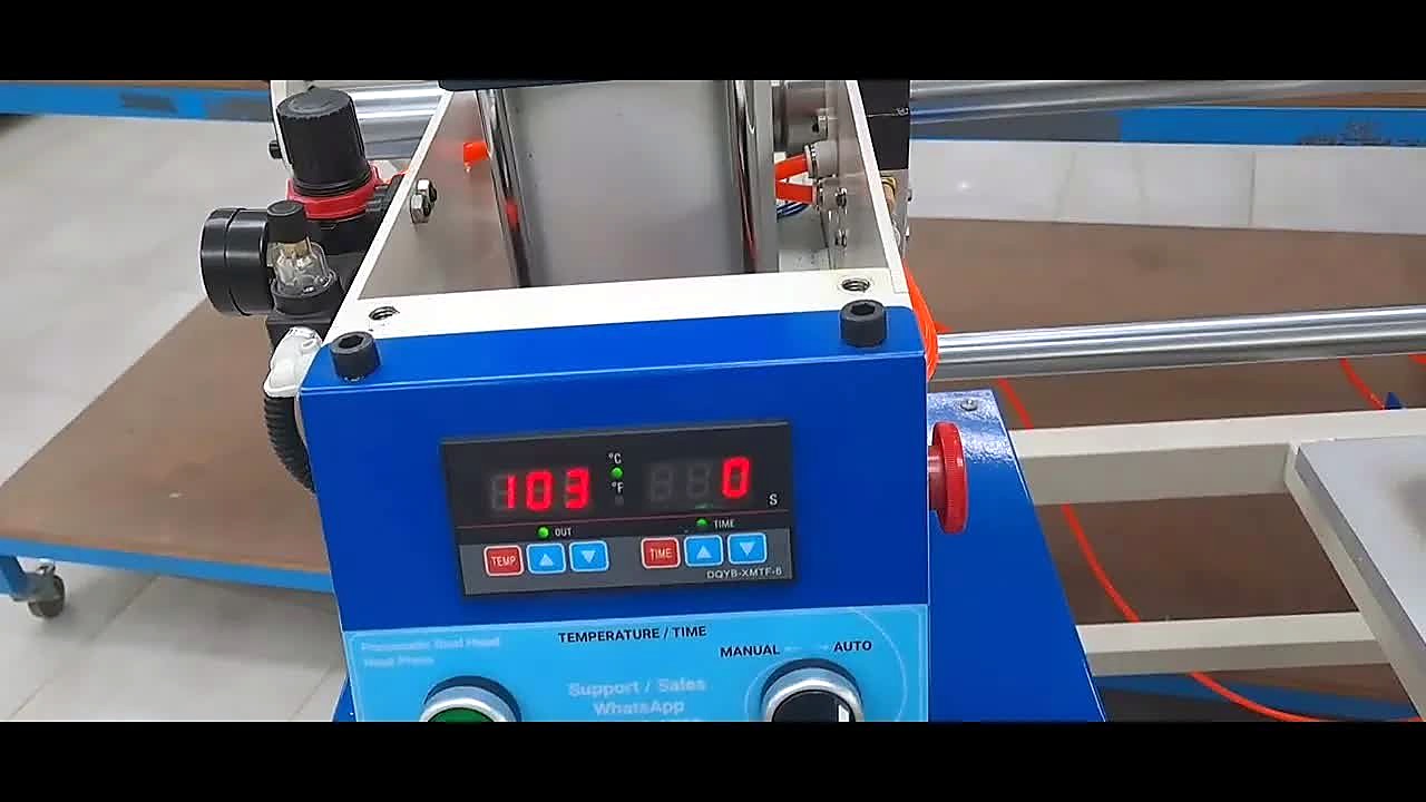 YouTube thumb — Pneumatic Dual Head Heat Press (SKU ask)