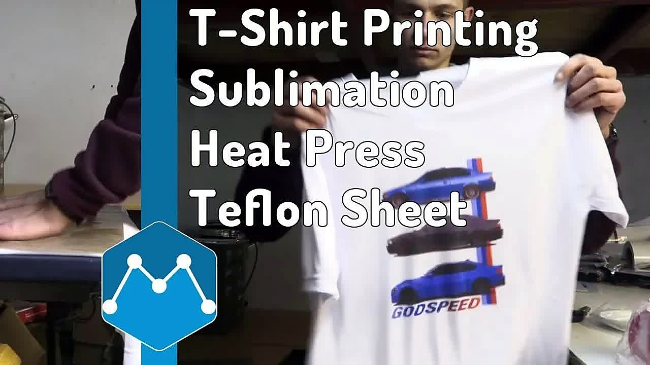 Polyester tee heat-press thumb (SKU ask)