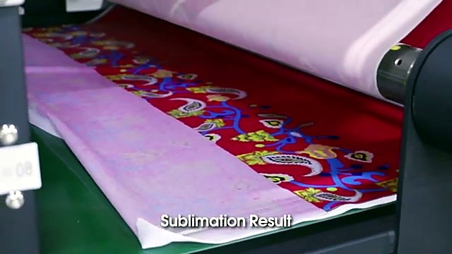 Sublimated fabric result on green belt (SKU ask)