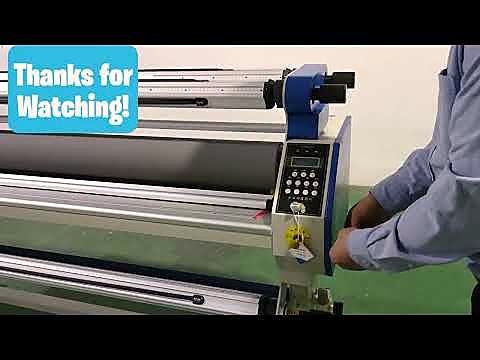 YouTube thumb — RM-1520A Rollman Automatic Laminator (SKU ask)