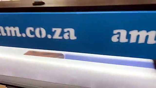 am.co.za blue front panel over media throat (SKU ask)