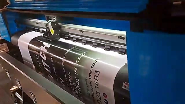 Cartel contact lines on vinyl print (SKU ask)