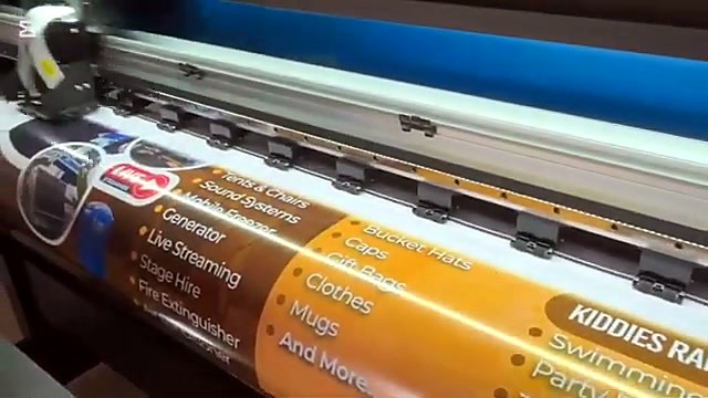 Carriage printing Mopedi Events poster (SKU ask)